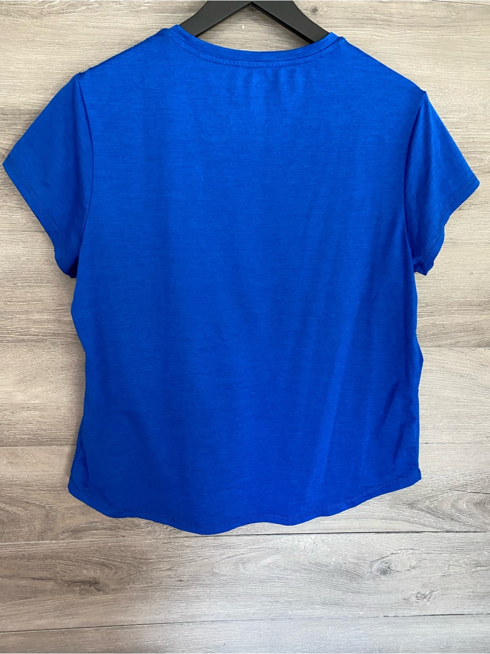 Quince Flowknit Breeze Tee Heather Cobalt - Picture 6 of 7